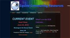 Desktop Screenshot of equinecommunityresources.org