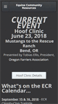 Mobile Screenshot of equinecommunityresources.org